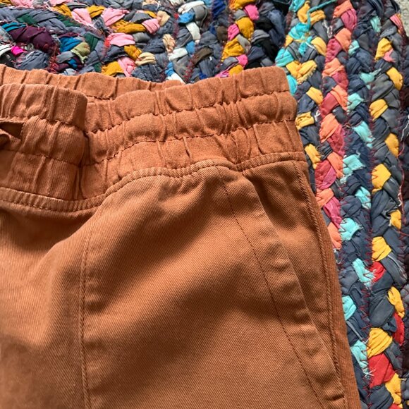 Time And Tru Orange Cropped Joggers Women's Size XL Fall Gorpcore Comfy Sporty - Picture 7 of 10